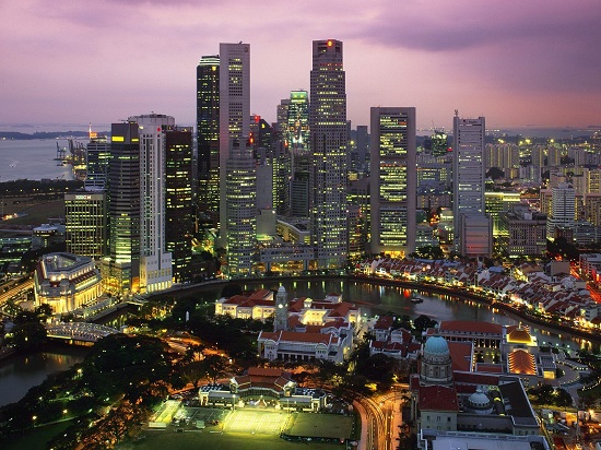 La città di Singapore