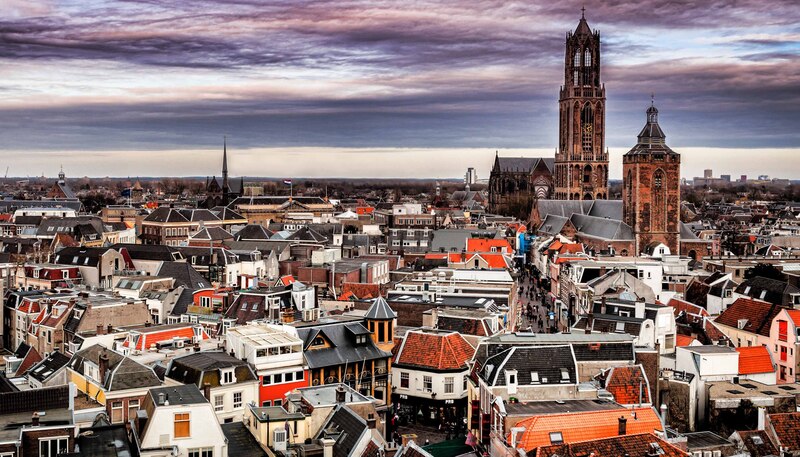Cosa vedere a Utrecht? Veduta aerea della città