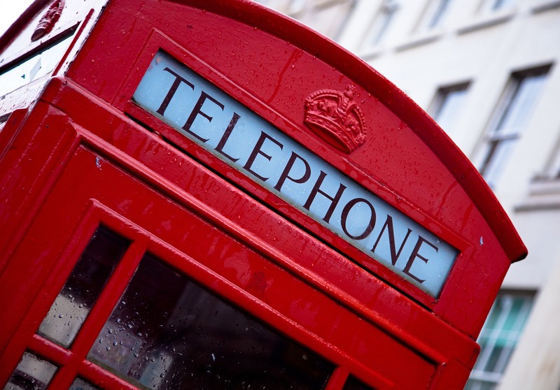 Classica cabina telefonica inglese