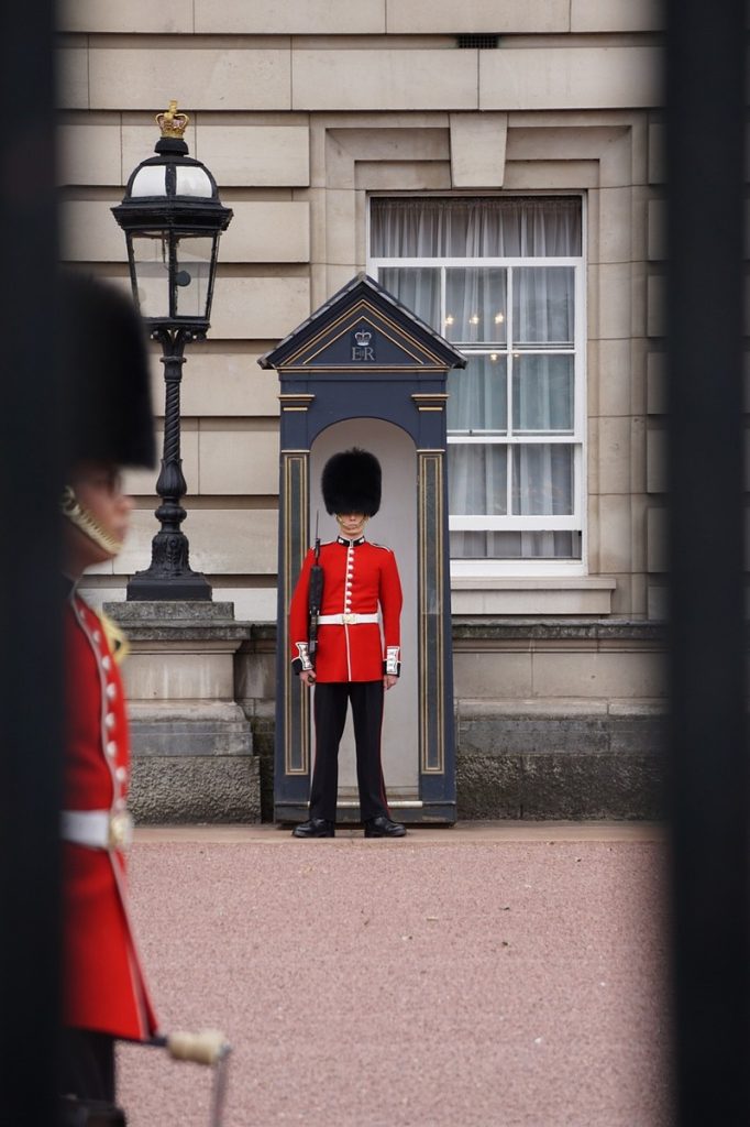 Dettaglio di Londra con militare